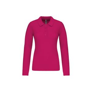 k257-fuchsia-women-s-long-sleeve-polo-kariban-pique-fuchsia