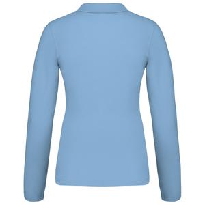 Polo donna maniche lunghe Kariban Piqué image-1