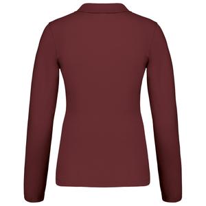 Polo donna maniche lunghe Kariban Piqué image-1