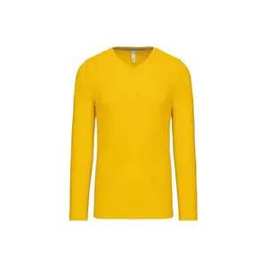 T-shirt Kariban Col V manches longues image-1