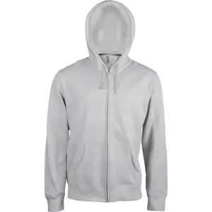Hoodie with zip Kariban image-1