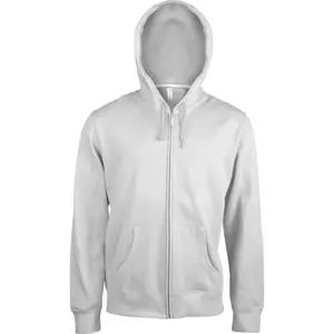 Zip-up hoodie Kariban blanc image-1