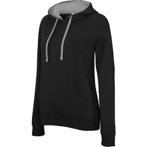 Women's hooded sweatshirt Kariban Contrastée image-1