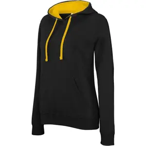 Women's hooded sweatshirt Kariban Contrastée image-1