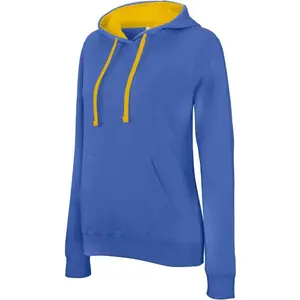 Women's hooded sweatshirt Kariban Contrastée image-1