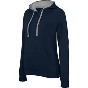 Women's hooded sweatshirt Kariban Contrastée image-1