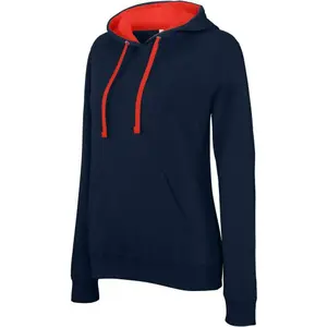 Women's hooded sweatshirt Kariban Contrastée image-1