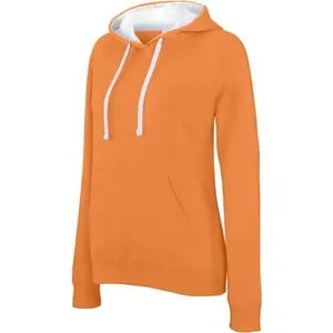 Women's hooded sweatshirt Kariban Contrastée image-1