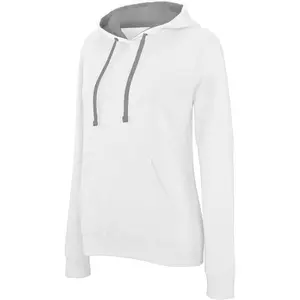 Women's hooded sweatshirt Kariban Contrastée image-1