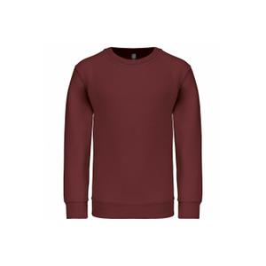 k475-wine-kinderen-sweatshirt-kariban-col-rond-wijnrood