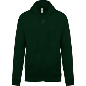 Hooded zip sweatshirt Kariban Molleton image-1