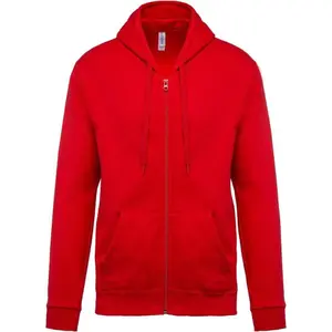 Hooded zip sweatshirt Kariban Molleton image-1