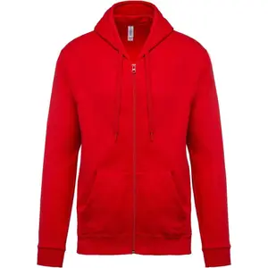 Hooded zip sweatshirt Kariban Molleton image-2