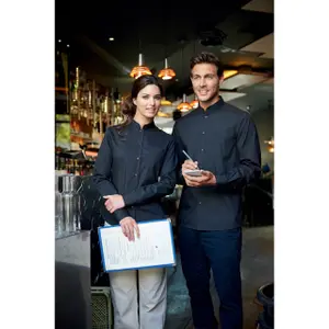 Mao collar shirt Kariban image-1