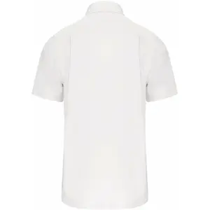 Camisa de manga curta Kariban Popeline blanc image-1