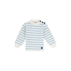 Pull marin rayé enfant Armor-Lux fouesnant image-0