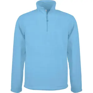 Hřejivá fleece bunda s krátkým zipem Kariban Enzo image-1