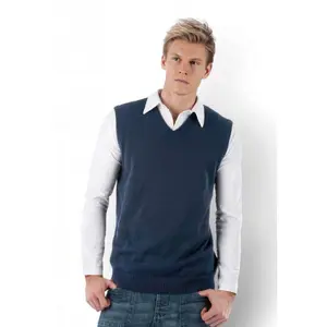 Pull Col V Kariban Sans Manche image-1