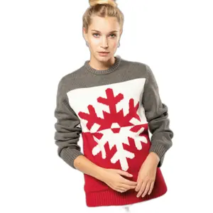 Pullover Kariban Motif Flocon image-1