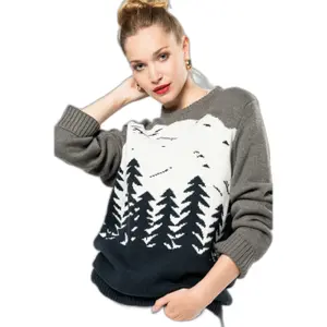 Pullover Kariban Motif Sapin image-1