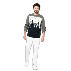 Pullover Kariban Motif Sapin image-3