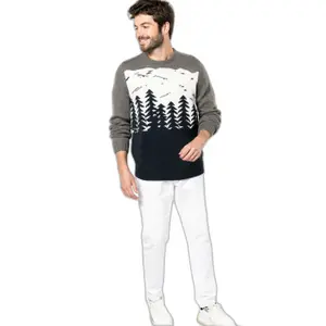 Pullover Kariban Motif Sapin image-2