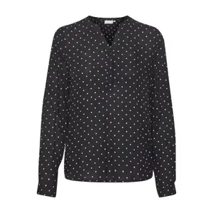 Long sleeve blouse for women KAFFE Joyce image-0