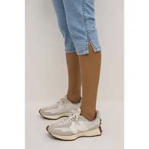 Damskie jeansy skinny KAFFE Vicky Capri image-2