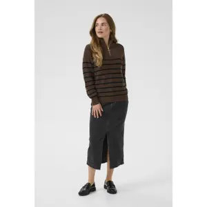 Women's 1/4 zip sweater KAFFE Kalioa image-3