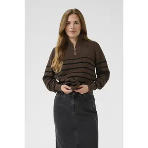 Women's 1/4 zip sweater KAFFE Kalioa image-5