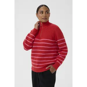 Women's 1/4 zip sweater KAFFE Kalioa image-4