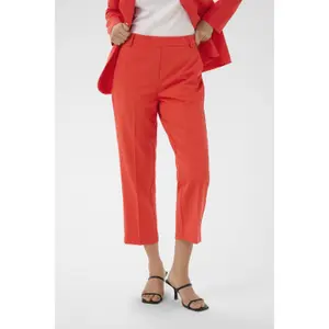 Hochgeschnittene Hose Damen KAFFE Sakura Cropped image-4