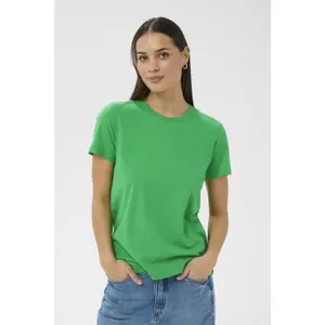 T-shirt de mulher KAFFE Marin image-4