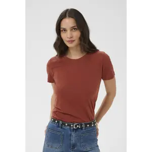 T-shirt de mulher KAFFE Marin image-3