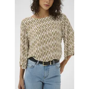 Blusa feminina KAFFE Ebellen Amber image-5