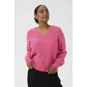 Maglietta col V donna KAFFE Sarla image-1