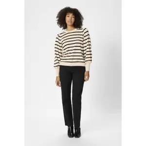 Women's striped sweater KAFFE Lizzy Knit image-1