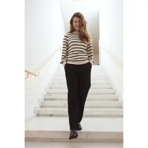 Women's striped sweater KAFFE Lizzy Knit image-4