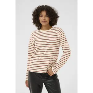 T-shirt de manga comprida feminina KAFFE Awinny image-3