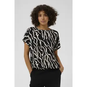 Damenbluse mit Druck KAFFE Amber image-5