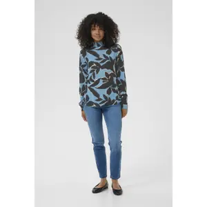 Blusa de manga larga para mujer KAFFE Amber Smock image-1