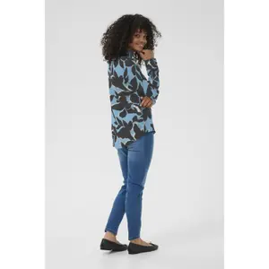 Blusa de manga larga para mujer KAFFE Amber Smock image-4