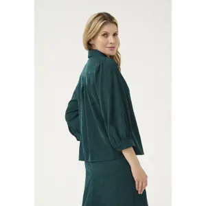 Women's long sleeve blouse KAFFE KAVera Corduroy image-2