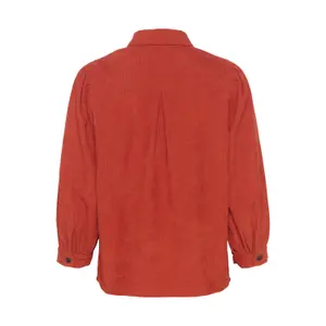 Women's long sleeve blouse KAFFE KAVera Corduroy image-3