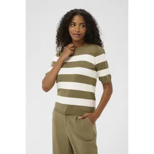 Women's striped sweater KAFFE Lizza Knit image-3