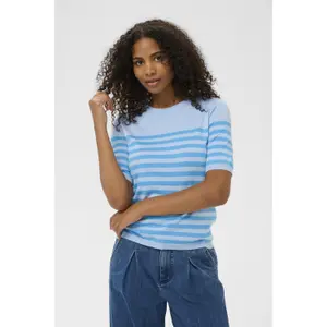 Women's striped sweater KAFFE Lizza Knit image-3