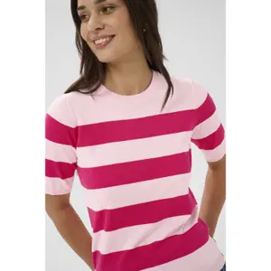 Women's striped sweater KAFFE Lizza Knit image-2