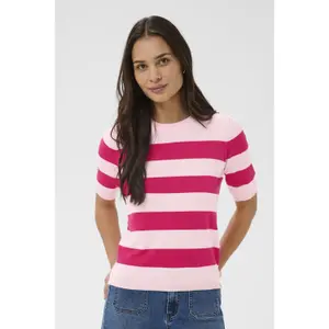 Women's striped sweater KAFFE Lizza Knit image-5