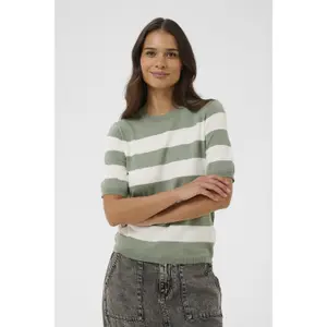 Women's striped sweater KAFFE Lizza Knit image-3