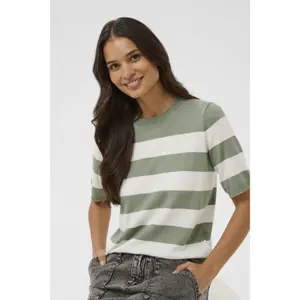 Women's striped sweater KAFFE Lizza Knit image-5